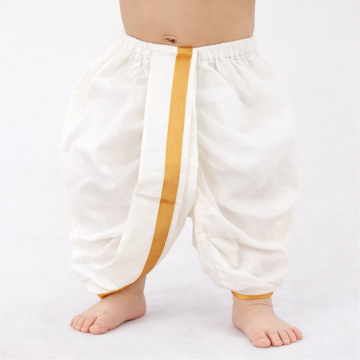 Newborn Cotton Set with Kurta, Veshti & Dhoti